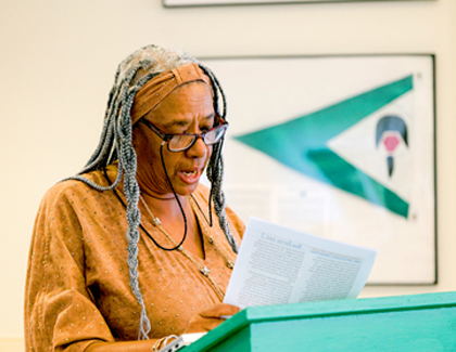 Nia Presenting her Journal Story